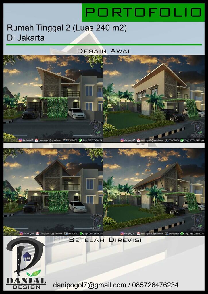 Jasa Desain Gambar Bangunan (Arsitek, Interior & Struktur) Rumah, Ruko, dll