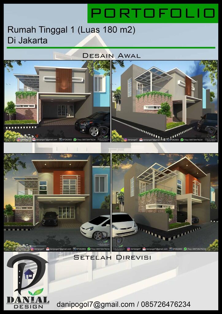 Jasa Desain Gambar Bangunan (Arsitek, Interior & Struktur) Rumah, Ruko, dll
