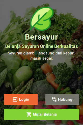 Belanjo Sayuran Online di Kota Jambi pake Aplikasi Android Bersayur