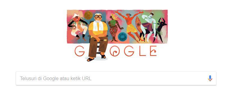 Mengenal Bagong Kussudiardja yang Jadi Google Doodle Hari Ini (09-10-2017)