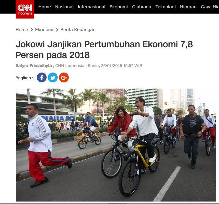 Jokowi Sebut Ekonomi RI Bisa Nomor 4 Dunia, Ini Syaratnya