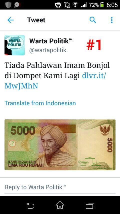 Persoalkan 5 'Pahlawan Kafir' di Rupiah Baru, Ini Penjelasan Dwi