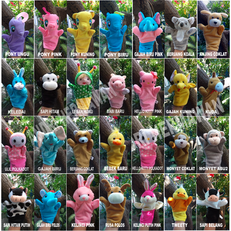 Jual Mainan Boneka Tangan Surabaya / Boneka Tangan 