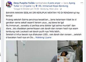 Kerupuk Seblak Picu Radang Usus Buntu? Ini Kata Dokter Pencernaan