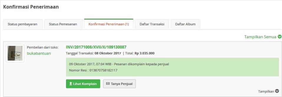 &#91;SHARE&#93; Tokopedia Melindungi Seller Yang Jelas2 Mencoba Melakukan Penipuan