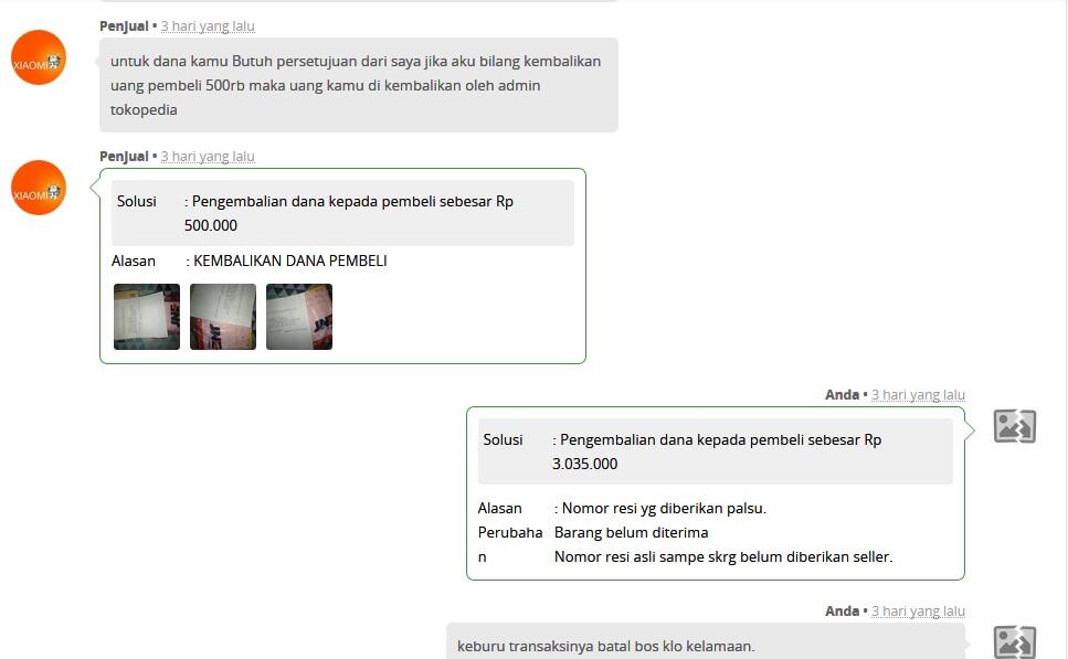 &#91;SHARE&#93; Tokopedia Melindungi Seller Yang Jelas2 Mencoba Melakukan Penipuan