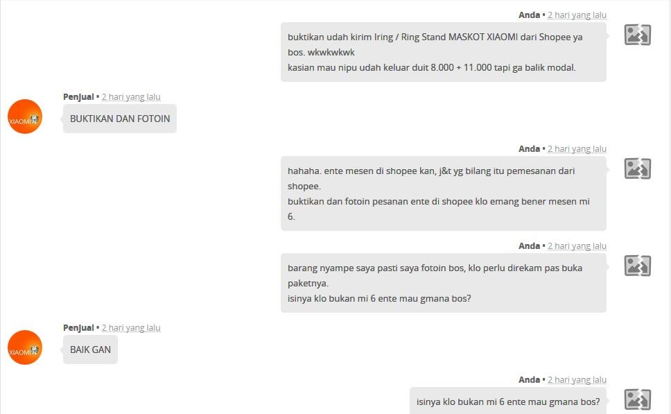 &#91;SHARE&#93; Tokopedia Melindungi Seller Yang Jelas2 Mencoba Melakukan Penipuan