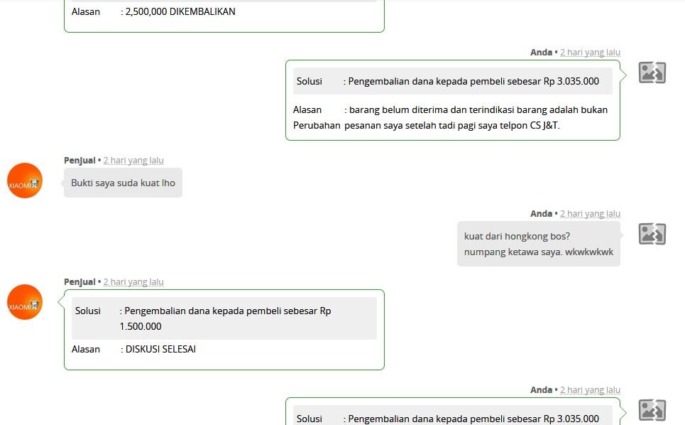 &#91;SHARE&#93; Tokopedia Melindungi Seller Yang Jelas2 Mencoba Melakukan Penipuan