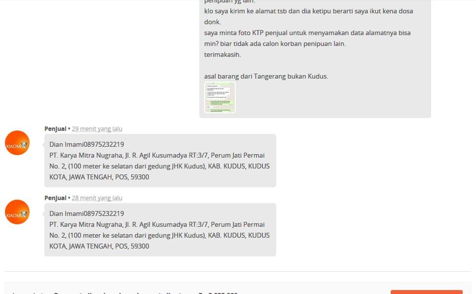 &#91;SHARE&#93; Tokopedia Melindungi Seller Yang Jelas2 Mencoba Melakukan Penipuan