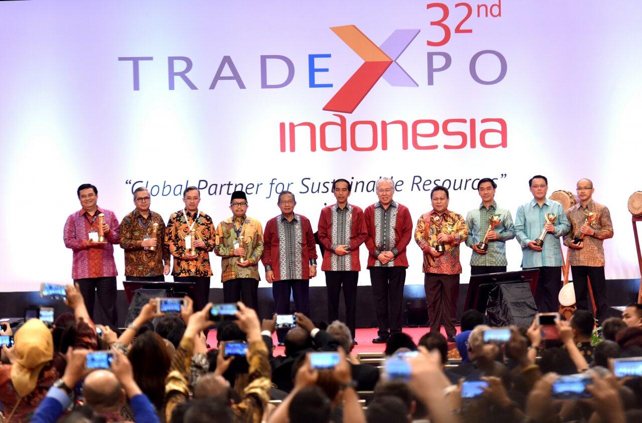 Buka TEI 2017, Jokowi sebut Nilai Ekspor Terus Alami Kenaikan