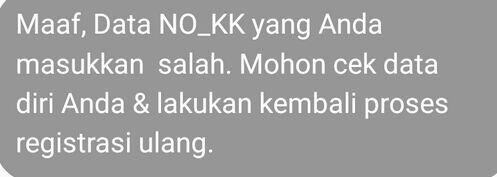 (REGRISTASI ULANG KARTU)Gimana Cara Mengatasi Data No KK Yg Anda Masukkan Salah