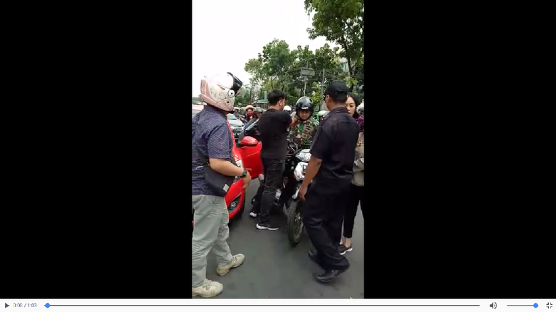 Anggota TNI AL Baku Hantam dengan Pemobil di Rawamangun