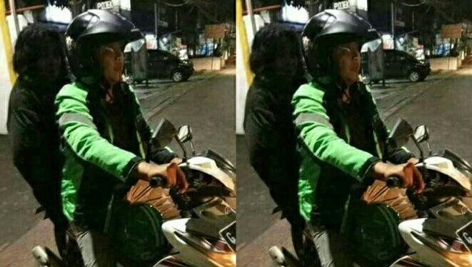 Seram, Inilah Penampakan Setan Yang Memesan Ojek Online