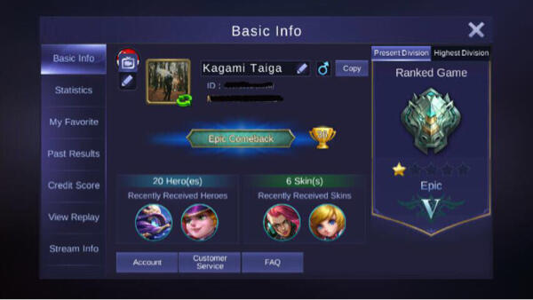 Id mobile legend