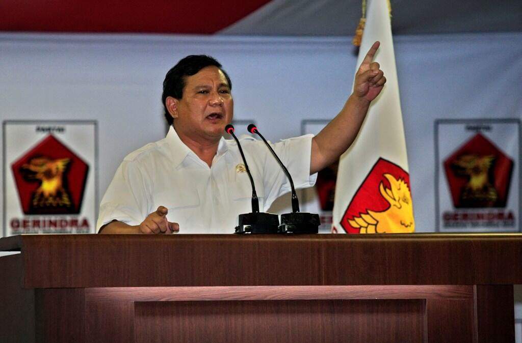 Prabowo: Target Gerindra Raih Mandat Rakyat