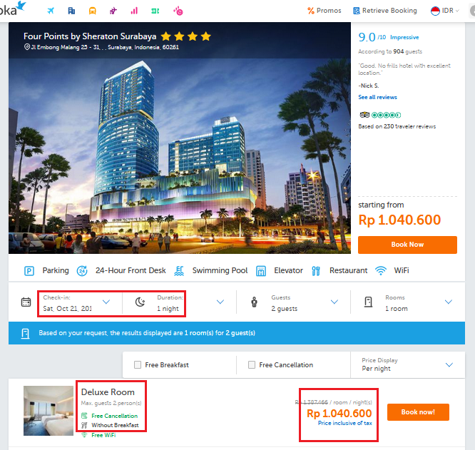 BEST DEAL - HOTEL SURABAYA