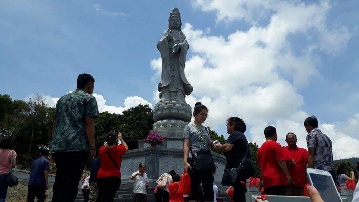 Peresmian Patung Dewi Kwan Im Senilai Rp 1,5 Miliar di Belitung Timur