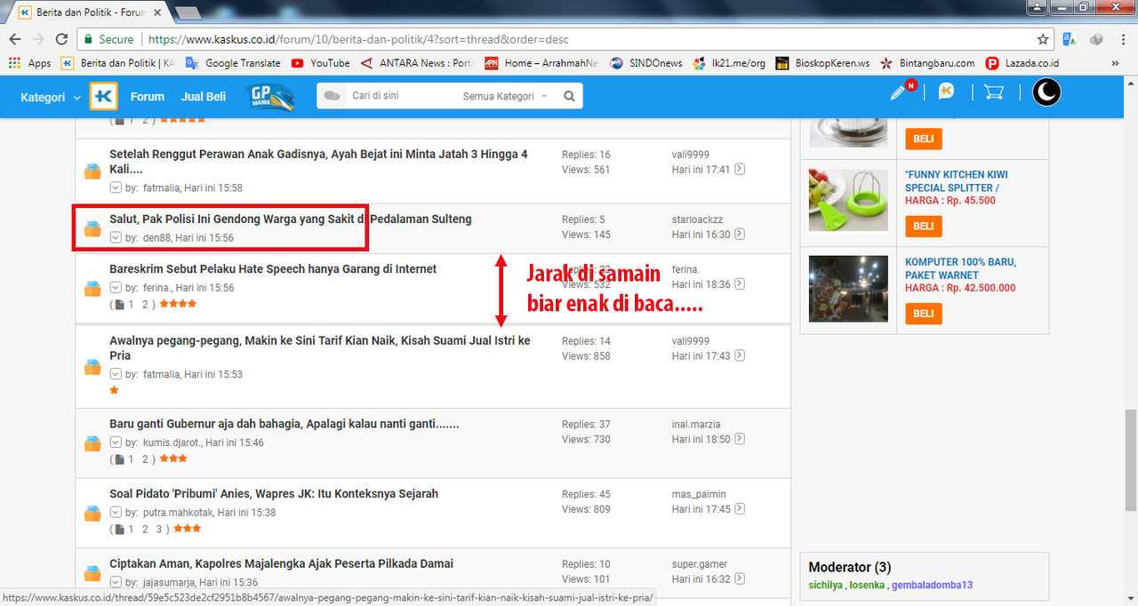 Desain yang kurang pas....!!!