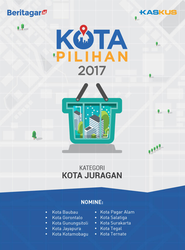 &#91;Kota Pilihan 2017&#93; Nomine Kota Juragan, Pilih Di Sini Gan!