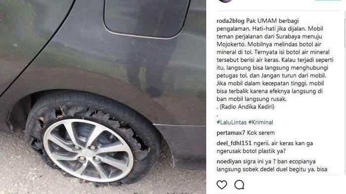 Ban Daihatsu Sigra Pecah Akibat Air Keras? Bridgestone Angkat Suara