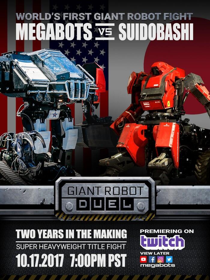 Wow! Duel Robot Pertama Di Dunia Akan Segera Berlangsung!