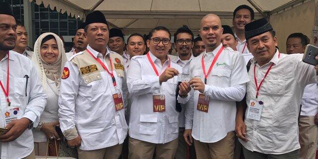 Ahmad Dhani resmi jadi kader Gerindra