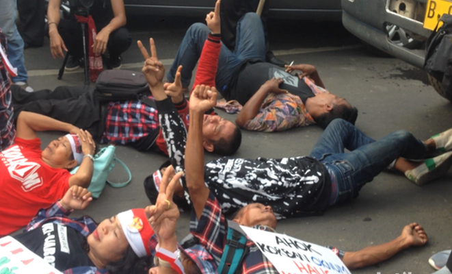 Partai Pendukung Ahok Juga Kirim Bunga untuk Anies-Sandi, Isinya...