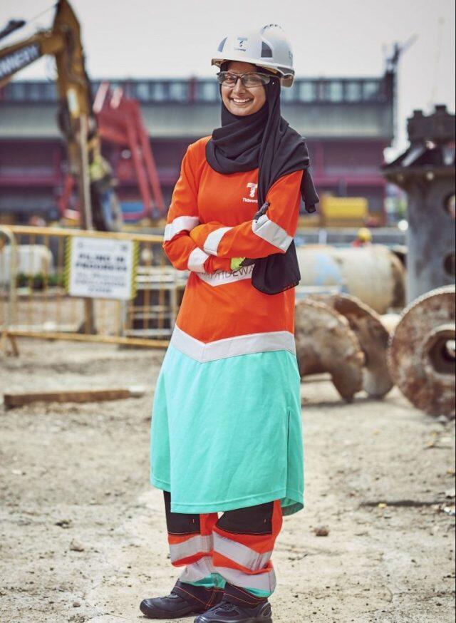 Desain Pakaian untuk Wanita Berhijab di Dunia Konstruksi London
