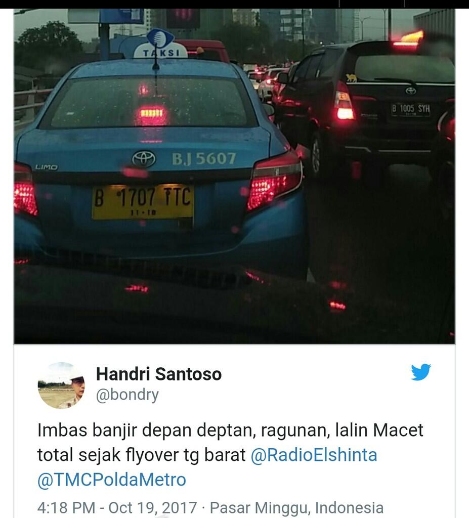 Hujan Guyur Jakarta: Tol Dalam Kota, Priok dan JORR Macet Parah
