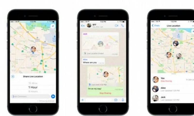 Whatsapp Ujicoba Fitur Live Share Location