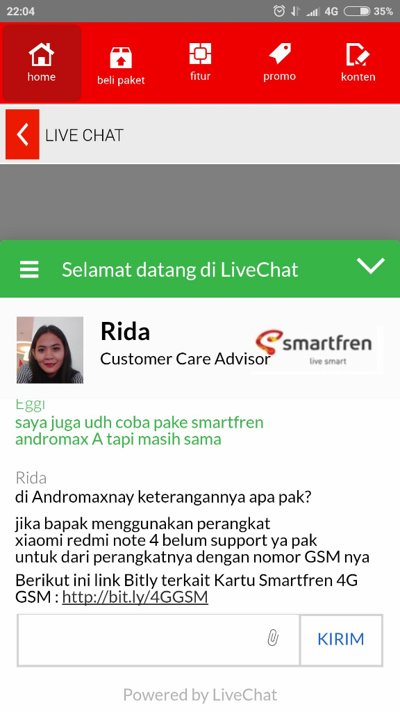 MEMPERTANYAKAN KARTU SMARTFREN YANG TIDAK SUPPORT M-BANKING