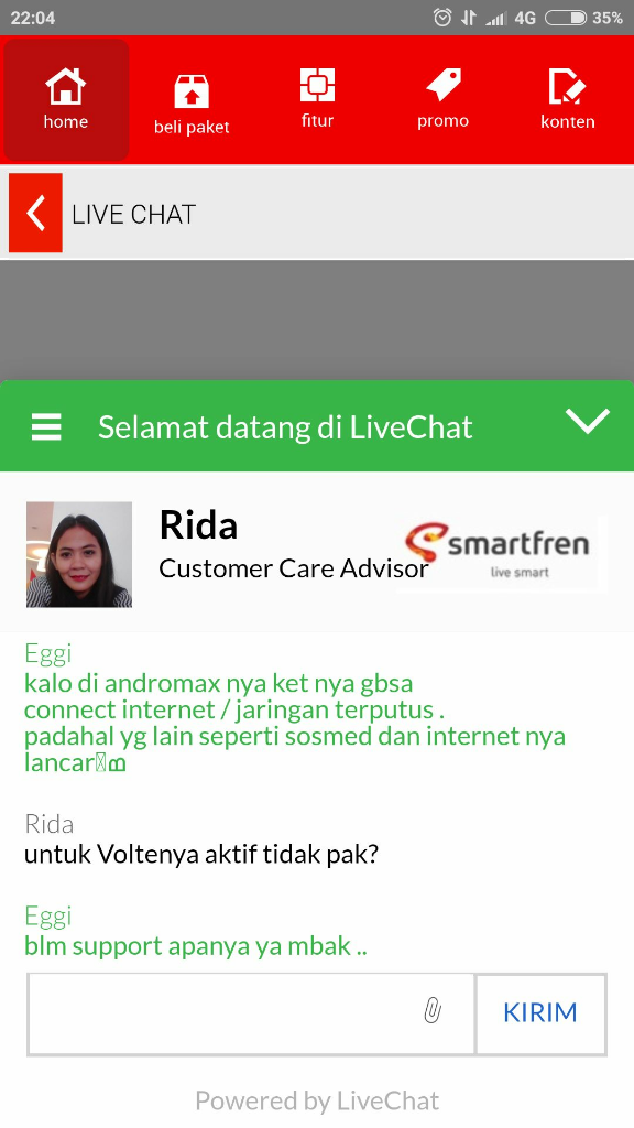 MEMPERTANYAKAN KARTU SMARTFREN YANG TIDAK SUPPORT M-BANKING