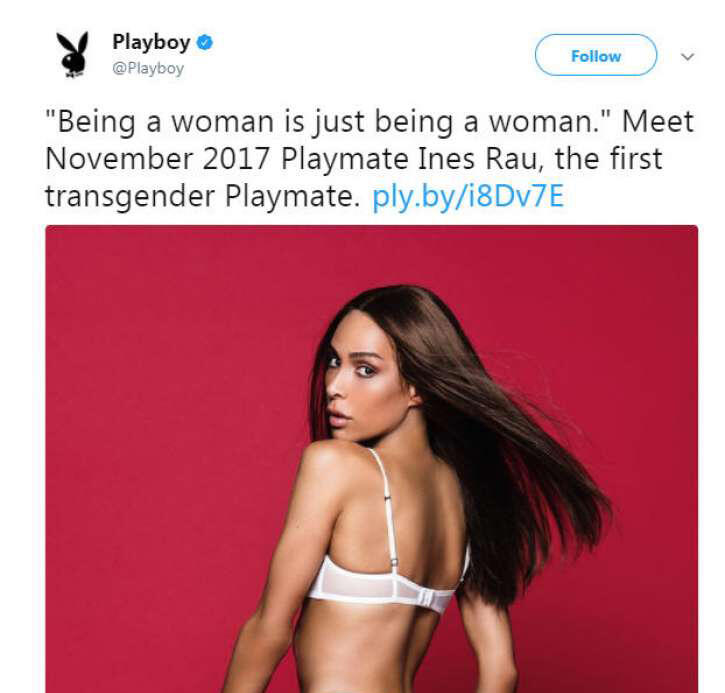 Ines Rau Model Transgender Pertama yang Menjadi Playmate Majalah Playboy