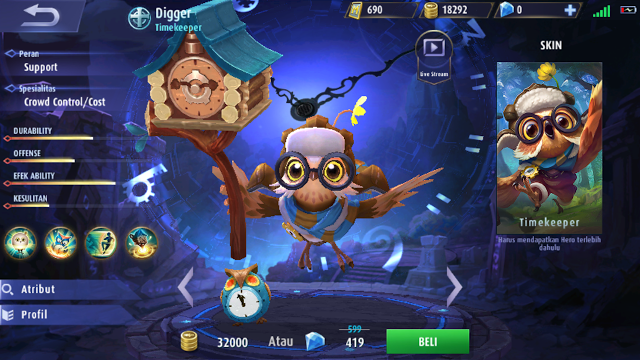 Digger Build, Skill, Ability, Harga, Set Emblem, Hingga Tips Menggunakannya