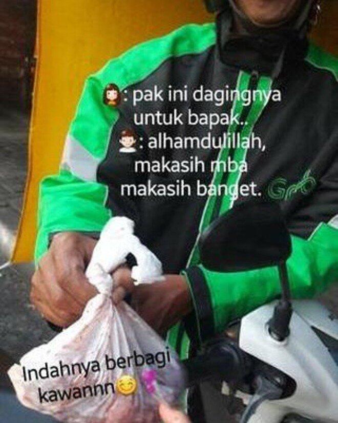 Bukti Masih Banyak Orang Baik Untuk Driver Ojol