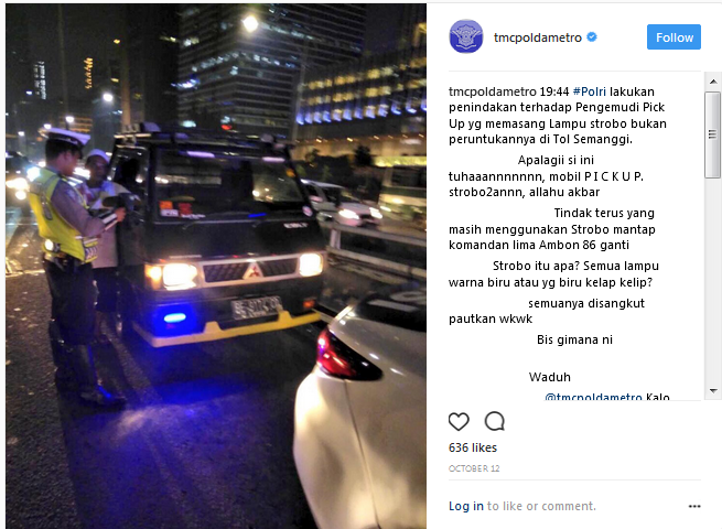 Netizen Dibuat Gagal Paham dengan "Lampu Strobo" Ini
