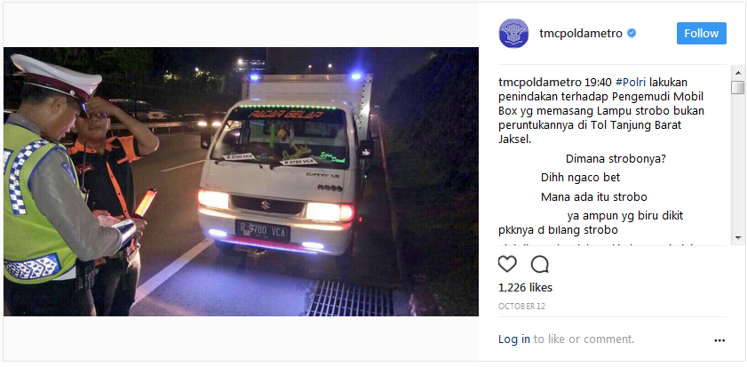Netizen Dibuat Gagal Paham dengan "Lampu Strobo" Ini