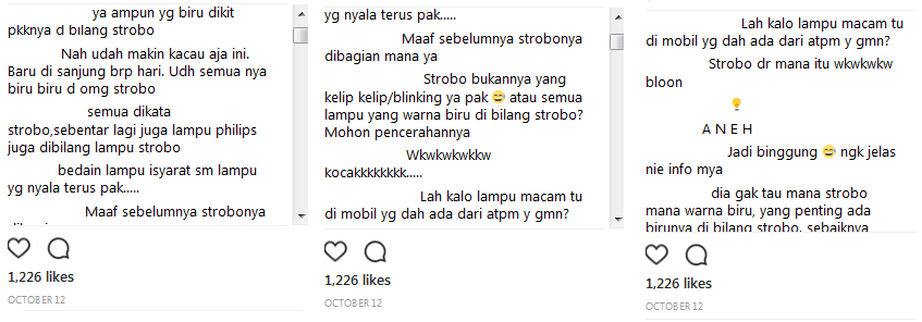 Netizen Dibuat Gagal Paham dengan "Lampu Strobo" Ini
