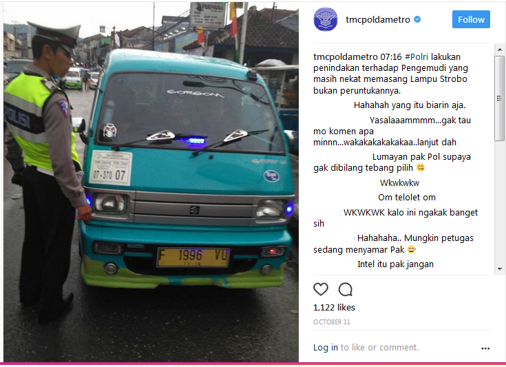 Netizen Dibuat Gagal Paham dengan "Lampu Strobo" Ini