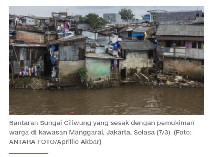Lebarkan Sungai, Anies Enggan Terburu-buru Menggusur Warga