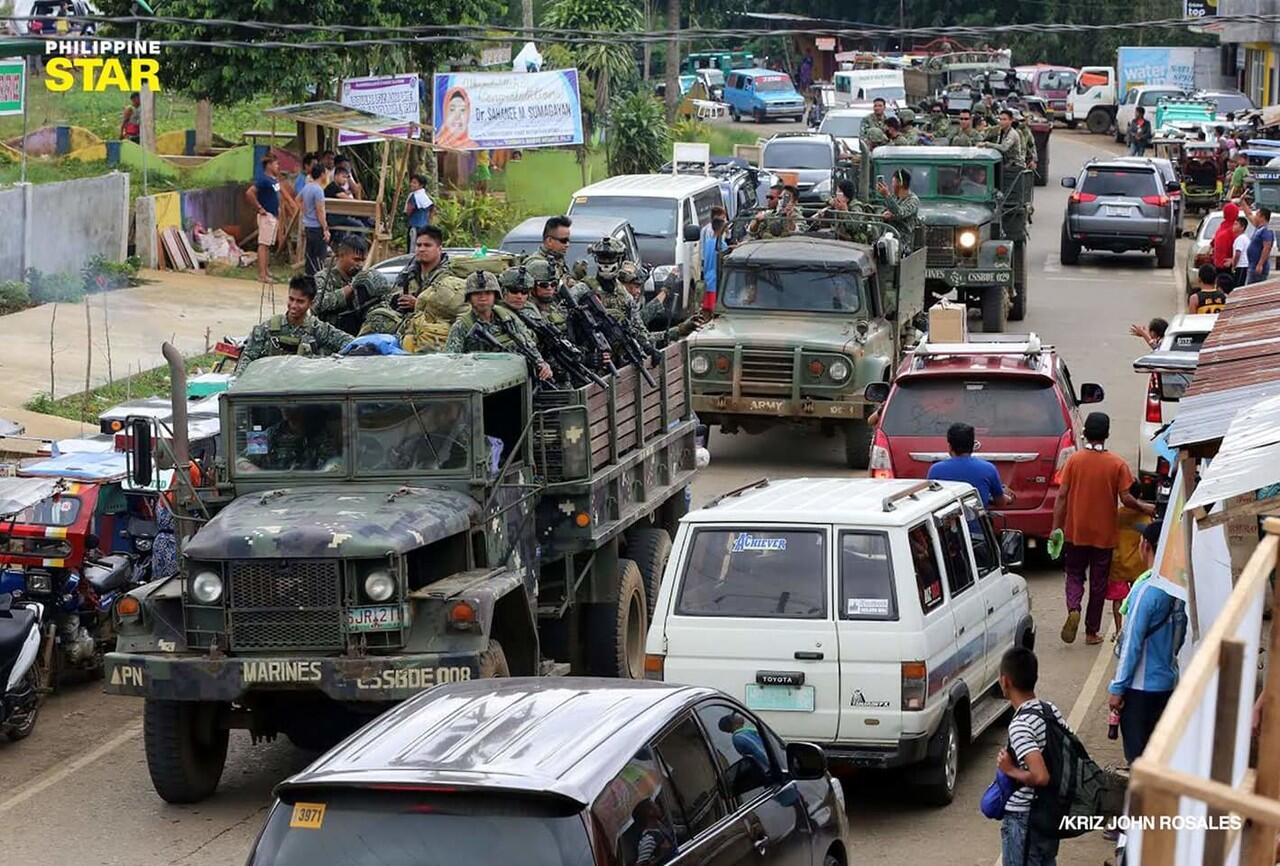 Potret Bahagia Pemulangan Tentara Filipina Setelah Mengalahkan Teroris Militan Islam