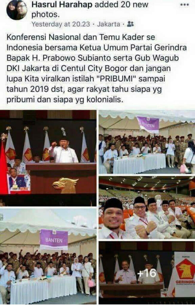 Sekjen Gerindra: Calon Presiden 2019 Kami Prabowo Subianto