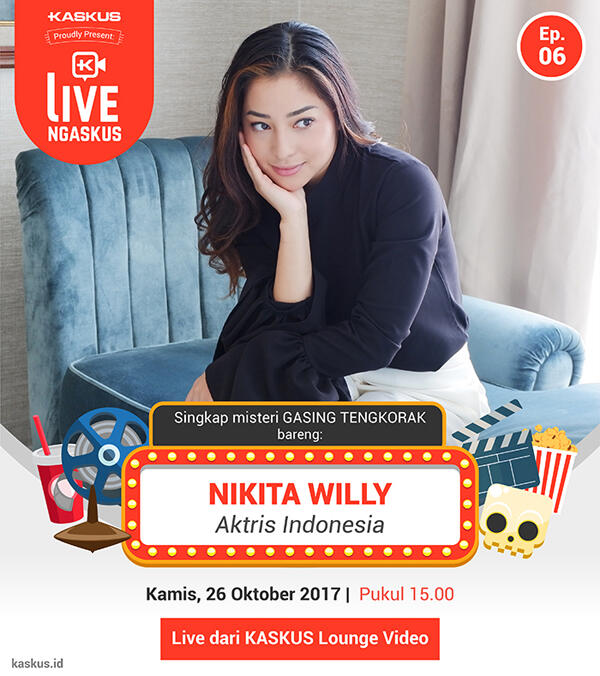 Nikita Willy Mau Main Gasing Tengkorak di KASKUS Gan!