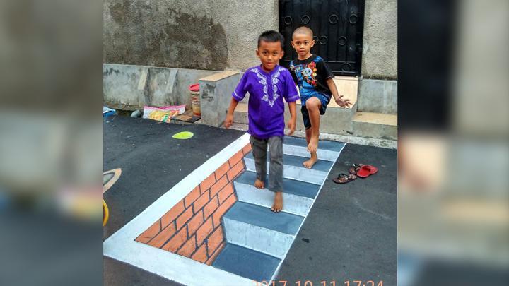 Gak Perlu ke Museum, Kota Depok ini Juga Punya Karya 3 Dimensi Kekinian! Foto Yuk!