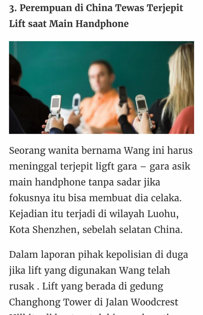 Jangan Gadget Mulu Dong! 