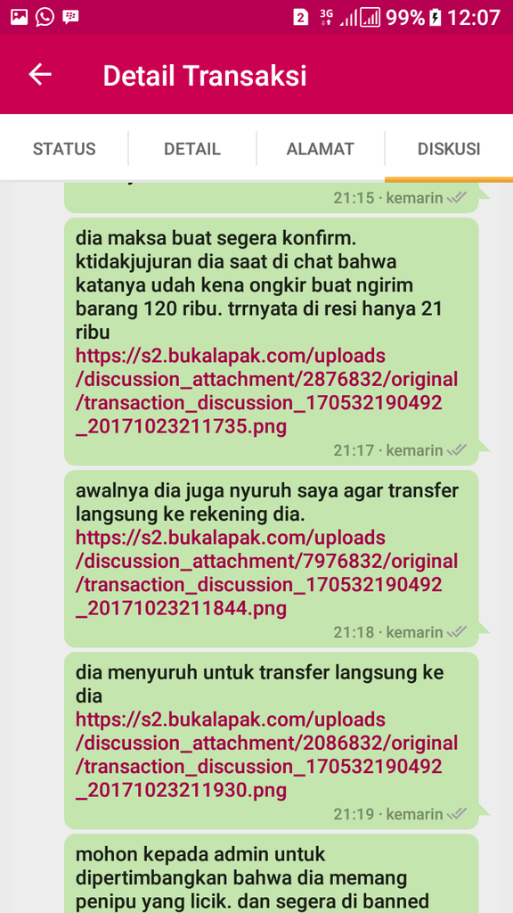 SURAT TERBUKA, PENIPUAN DI BUKALAPAK, BANTU SUNDUL GAN, BUKALAPAK TIDAK TEGAS