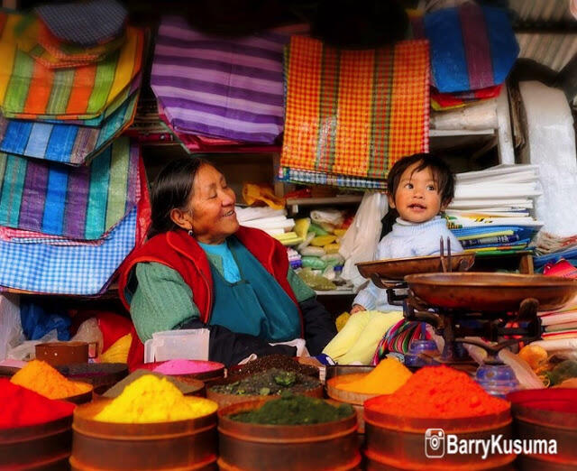 San Camilo pasar tradisional unik di PERU.
