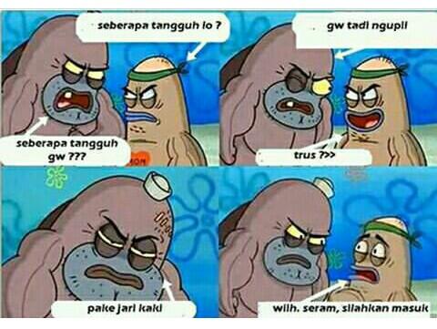 MEME SPONGEBOB DULU AHH, BIAR SERU... 