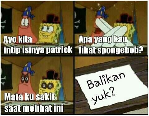 MEME SPONGEBOB DULU AHH, BIAR SERU... 