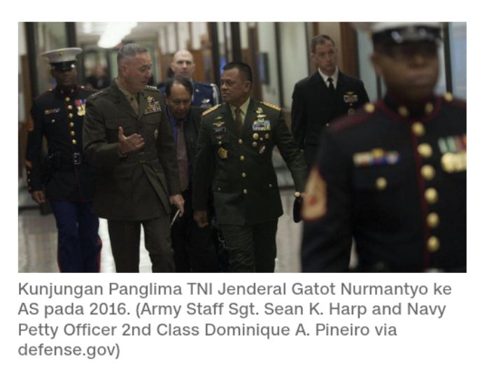 Cerita Gatot Makan Bareng Pangab AS Diiringi 'Bengawan Solo'